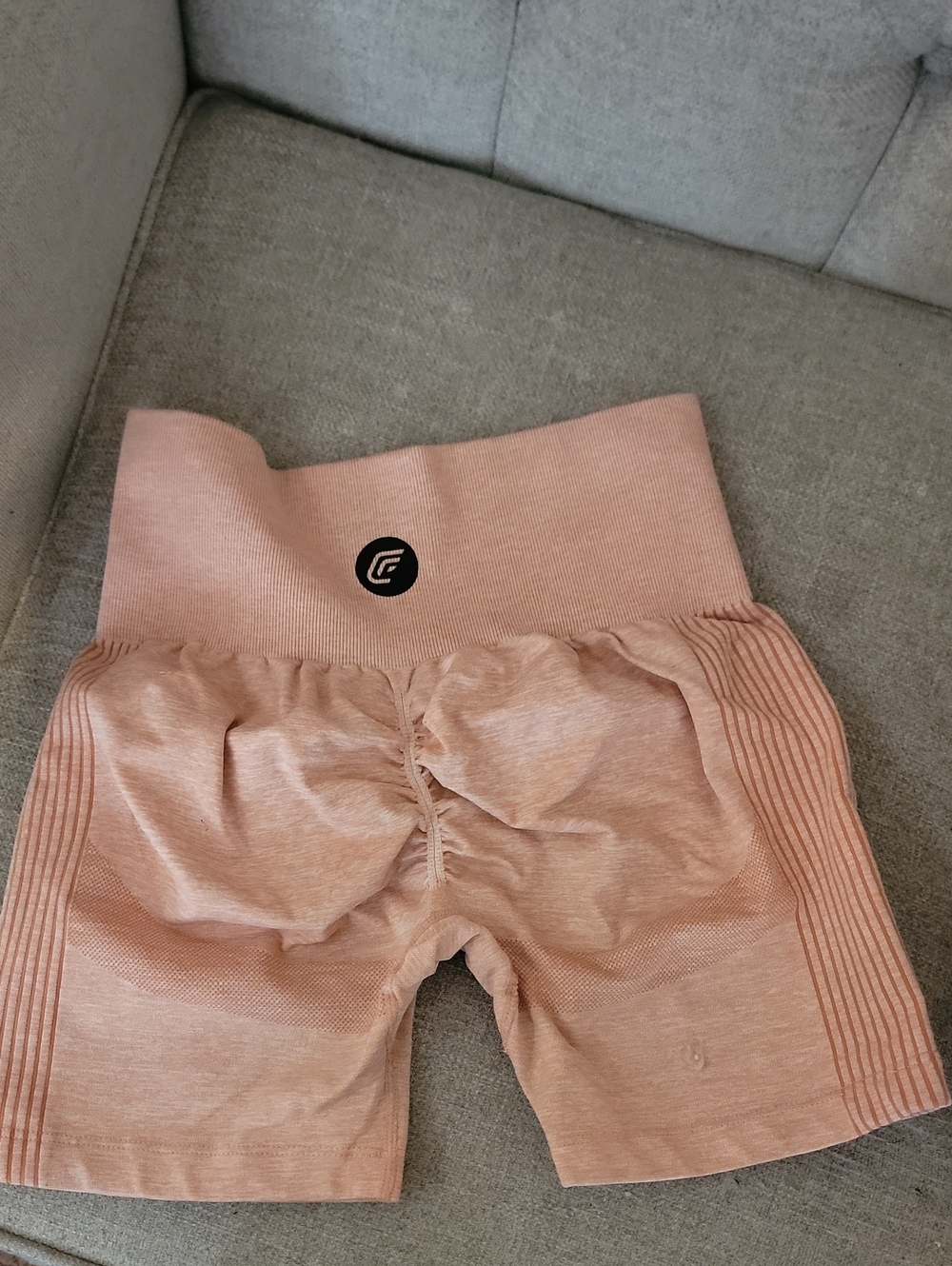 Girls' Pink Seamless High-Waist Bike Shorts